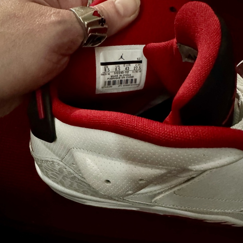 Nike Air Jordan Son of Mars “Fire Red” 512245-112 White/Gym Red/black **SOLD* - Picture 11 of 12